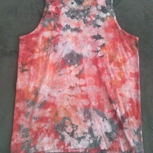 Scrunch Tie dye tank